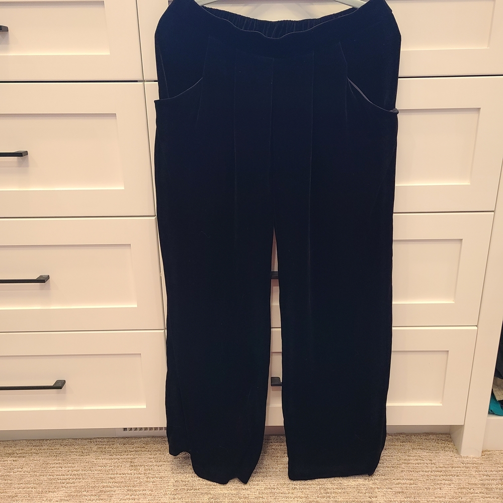 Eileen Fisher Black Wide Leg Pants